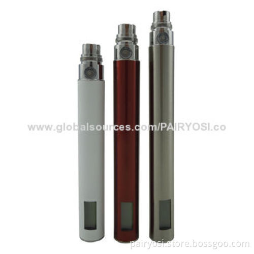 ego LCD display remaining capacity and smoked puffs, eGo threaded